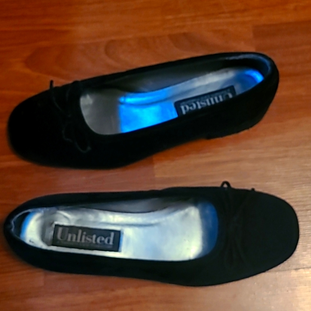 Black Velvet with Low Heels